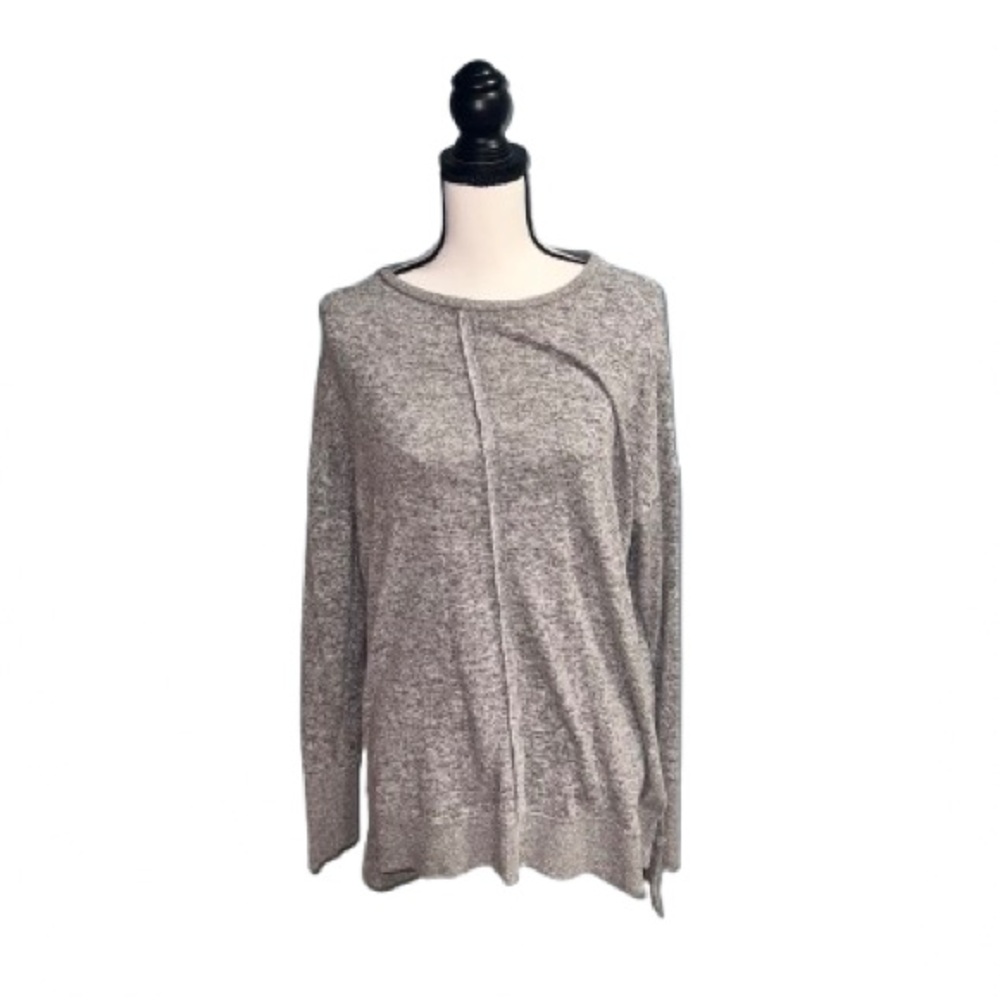 gibson- grey and white top